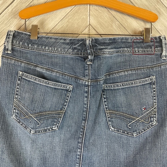 Tommy Hilfiger Jean Denim Mini Skirt - Picture 8 of 9